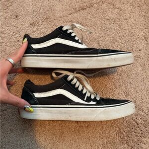 Vans Black and White Men's Sneakers